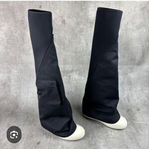 Rick Owens Cargo Fetish Ramones Black Women's Boots Sz 37, Only Worn Once